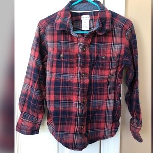 Carter's flannel button up
